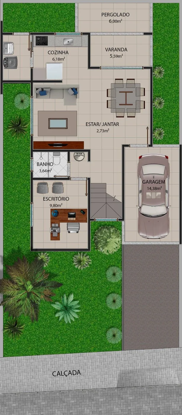 Planta Térreo Casa 01