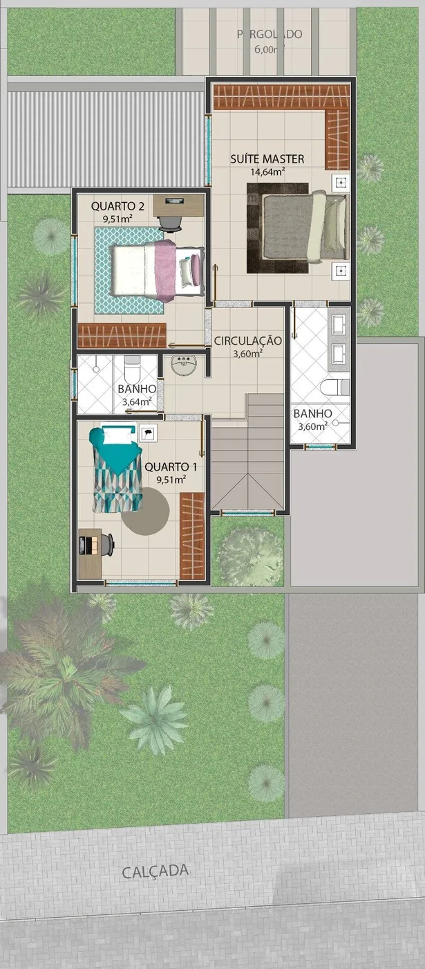 Planta 1º Pav Casa 01