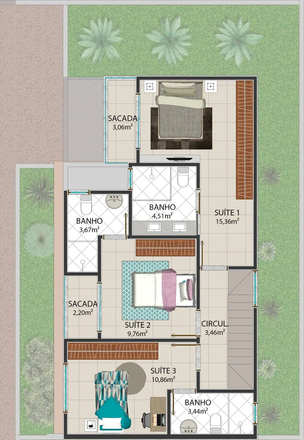 Planta 1º Pav Casa 02